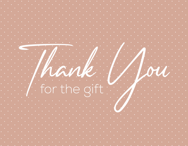 Thank You For the Gift front