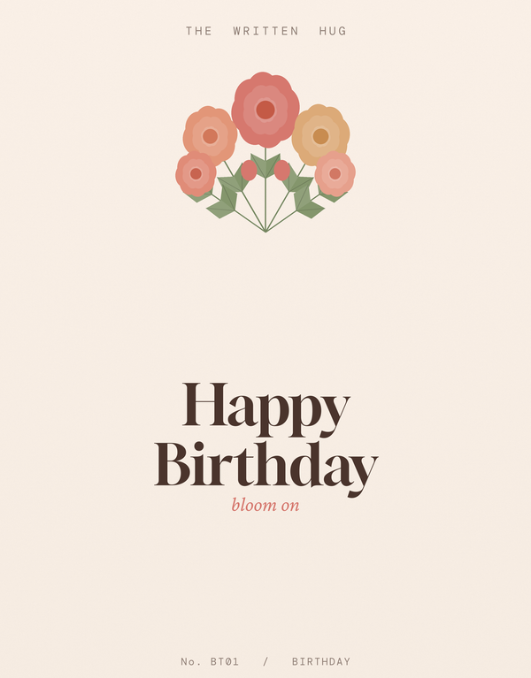 Happy Birthday (Botanical) front