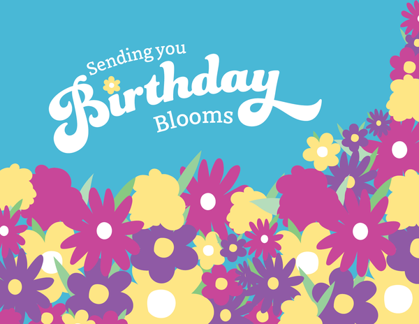 Birthday Blooms front