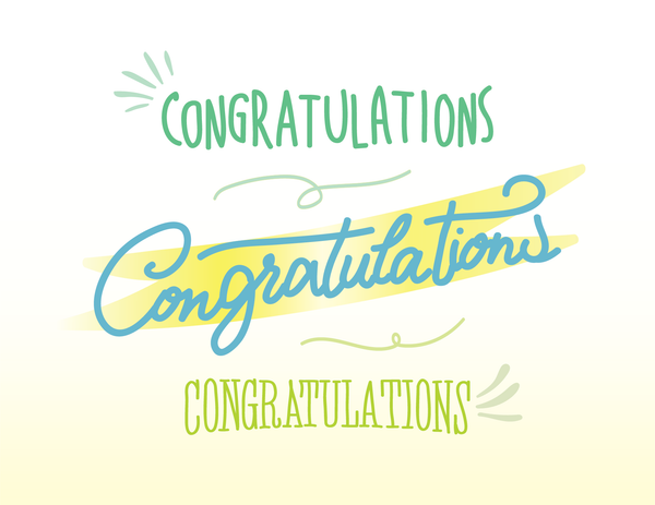 Wrapped in Congrats front