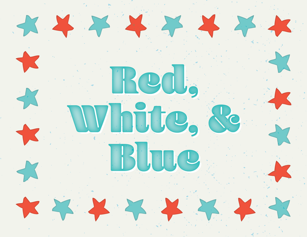 Red, White, & Blue front