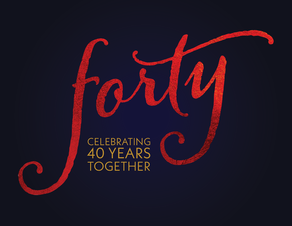 Marking the Milestones- 40th Anniversary front