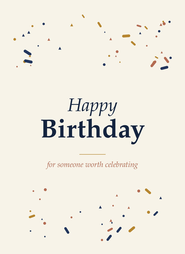 Happy Birthday (Confetti) front