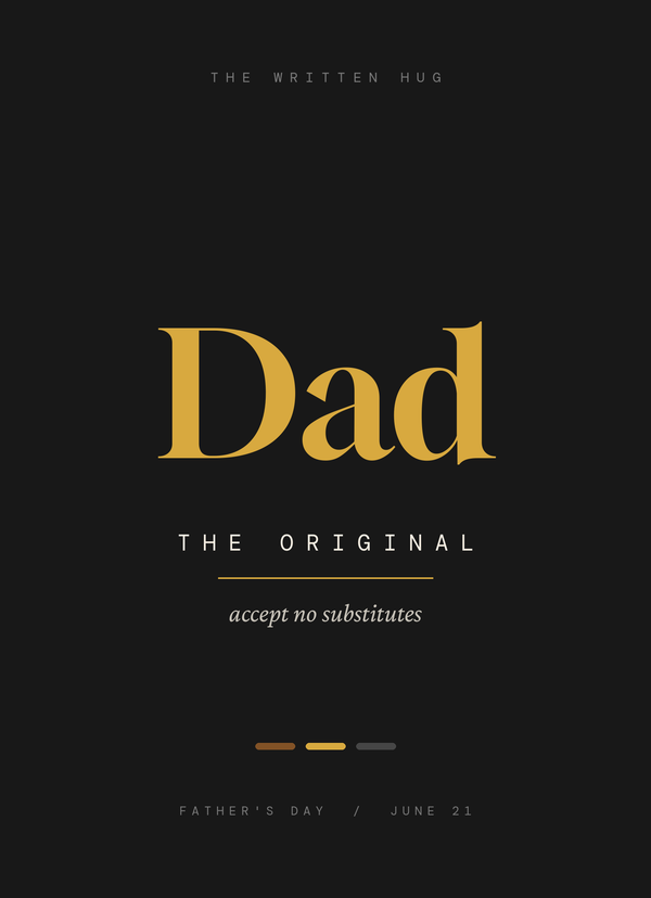 Dad, The Original front