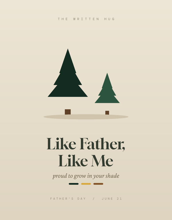 Like Father, Like Me (Folded) front