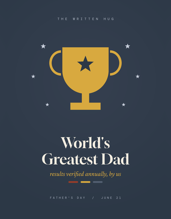 World's Greatest Dad (Folded) front