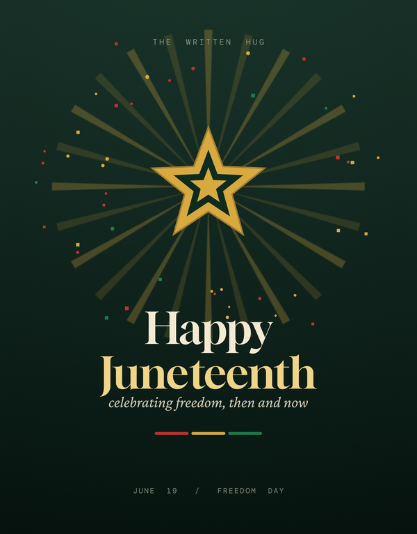 Happy Juneteenth (Folded) front