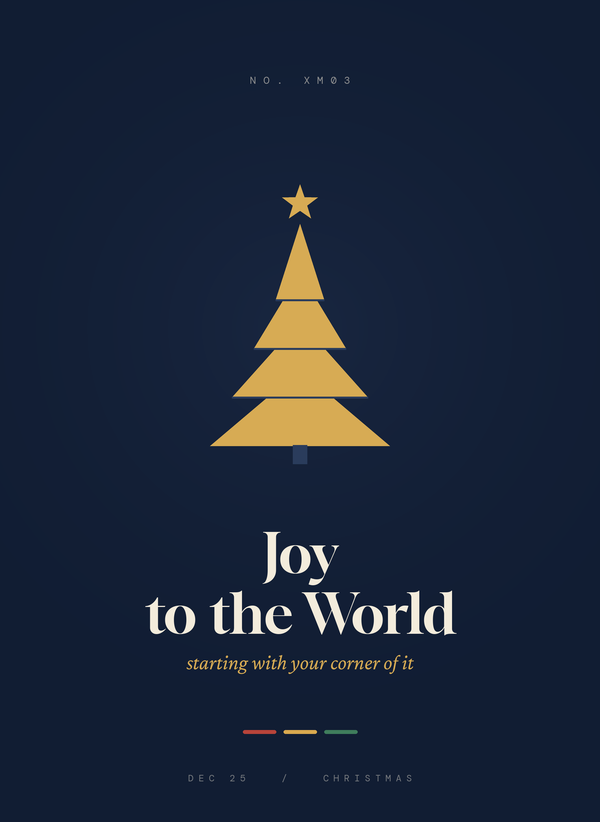 Joy to the World front