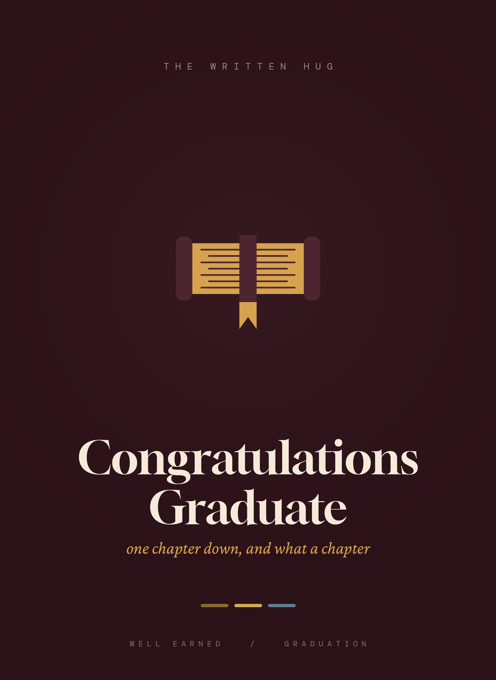 Congratulations, Graduate front