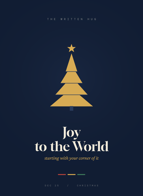 Joy to the World front
