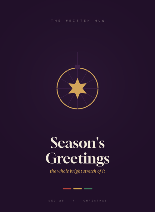 Season's Greetings (Ornament) front