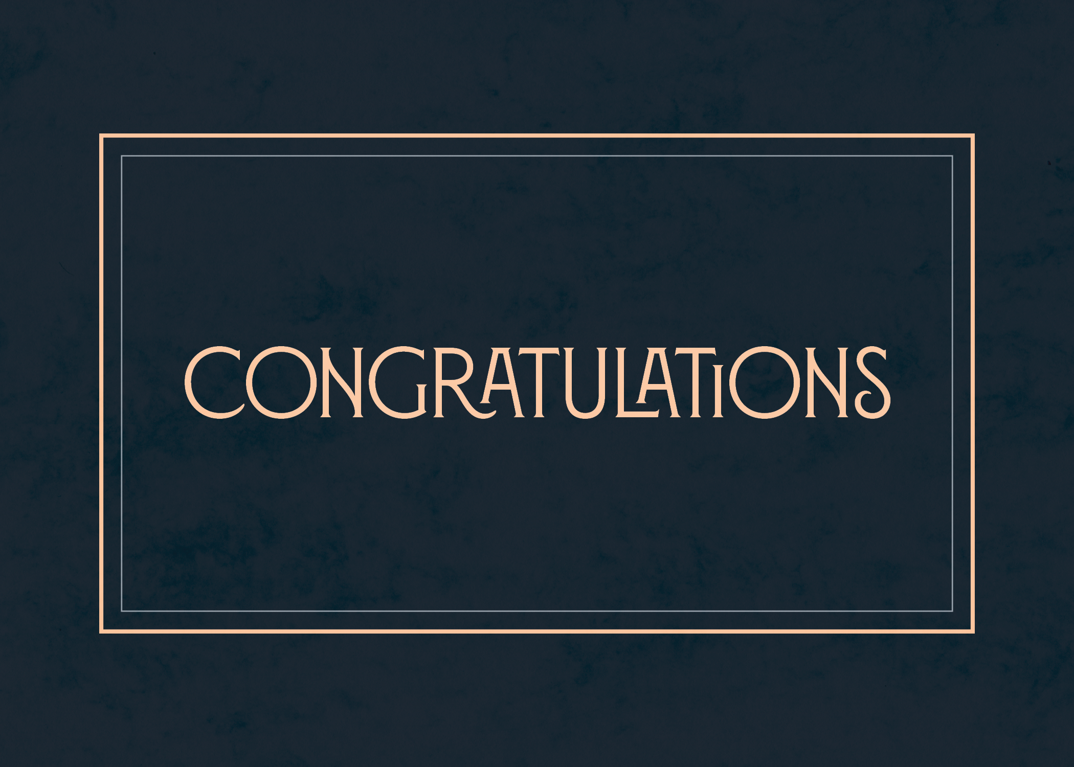 Classy Congratulations