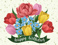 Blooming with Birthday Wishes