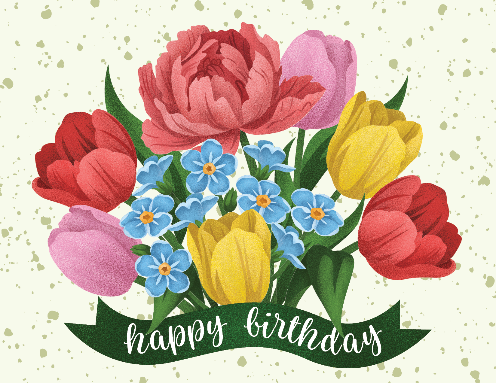 Blooming with Birthday Wishes