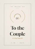 To the Couple wedding card from The Written Hug
