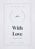 With Love sympathy card from The Written Hug