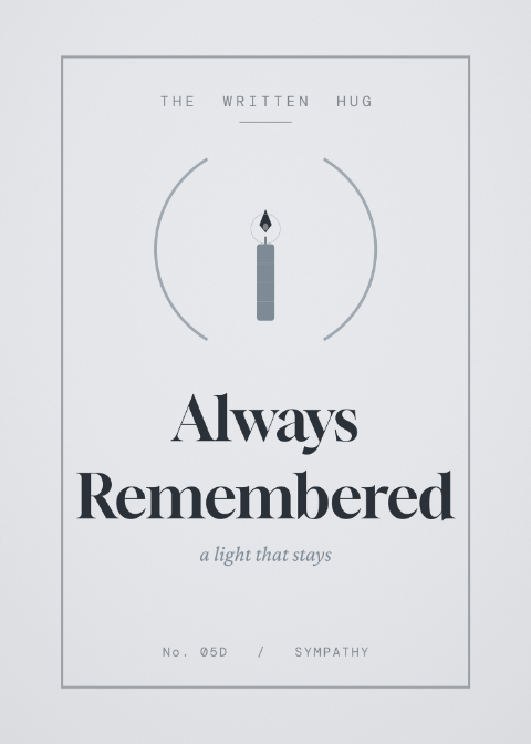 Always Remembered front