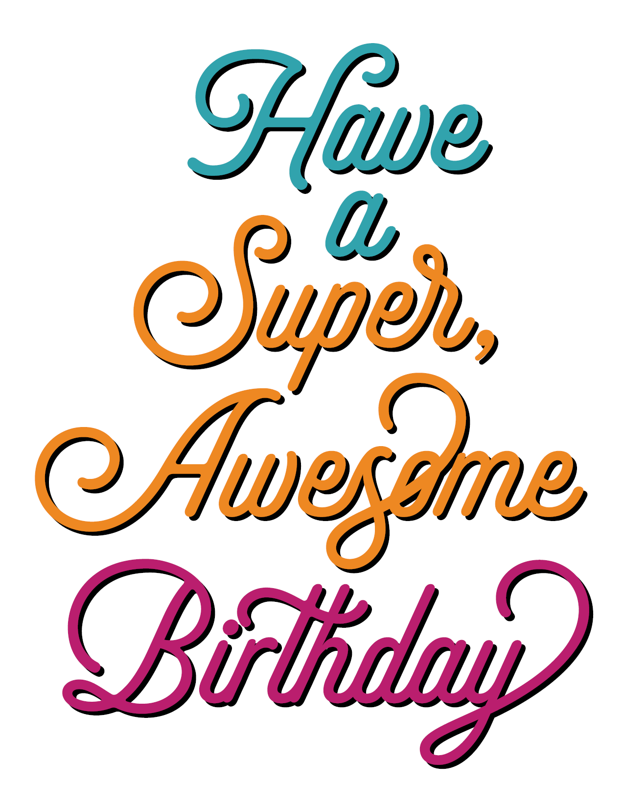 Curlicue Birthday
