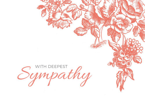 With Deepest Sympathy card