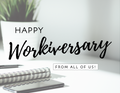 Building Success Year by Year anniversary card