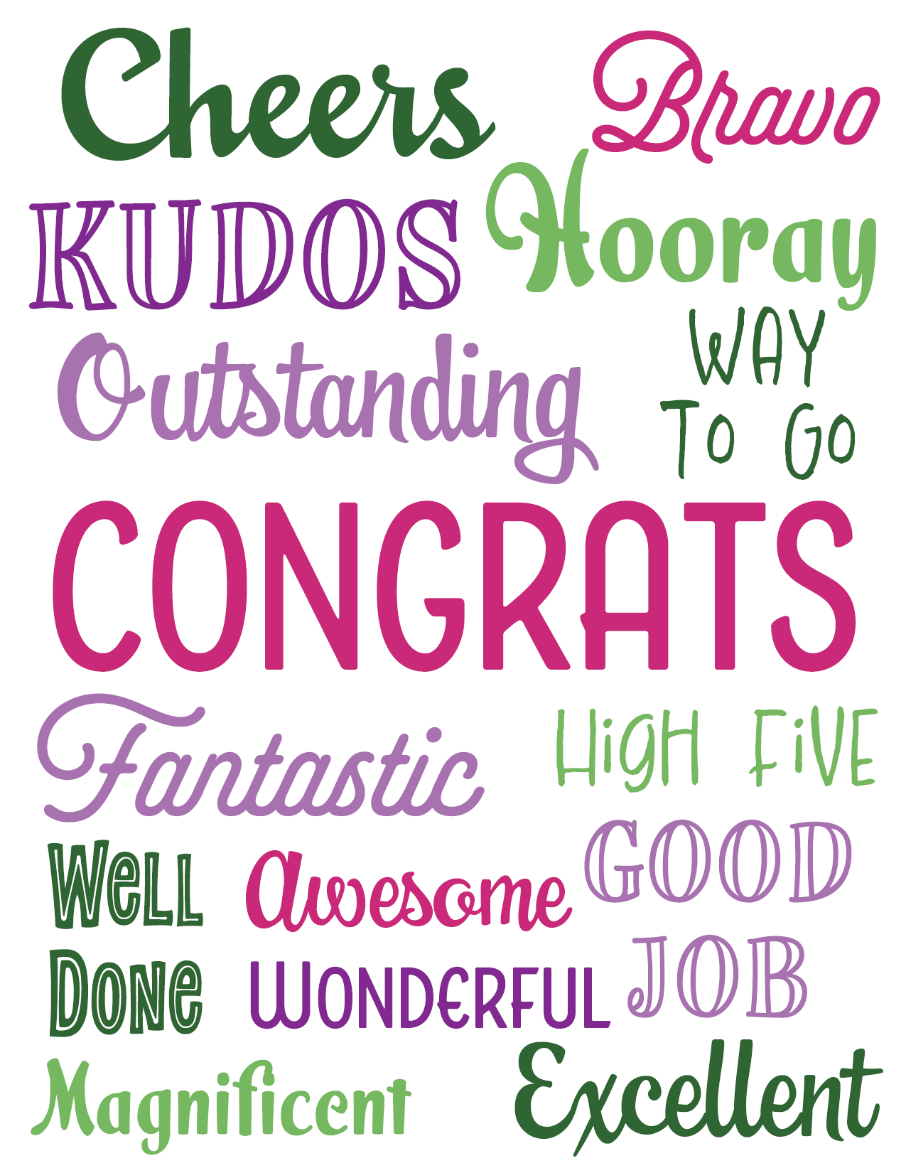 Nothing but Congrats