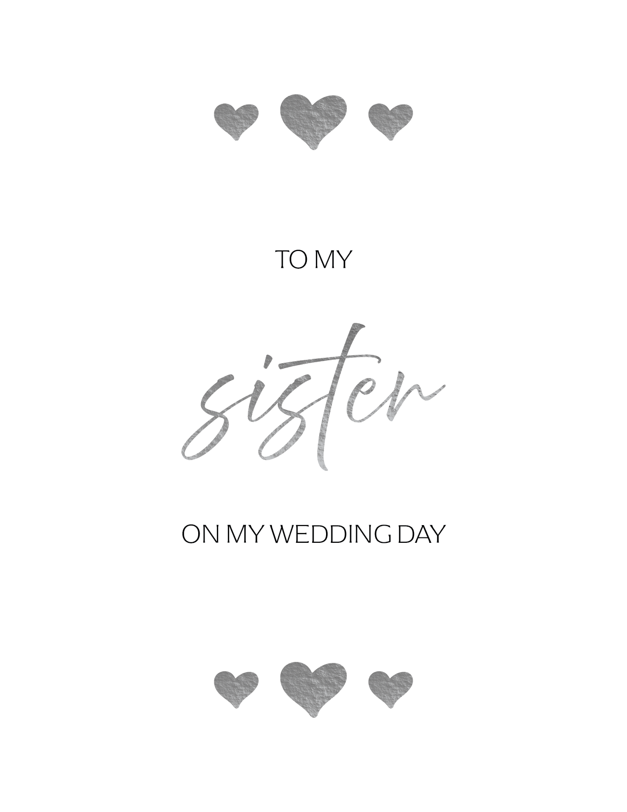 To My Sister