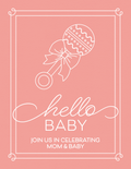 Baby Rattle - Pink
