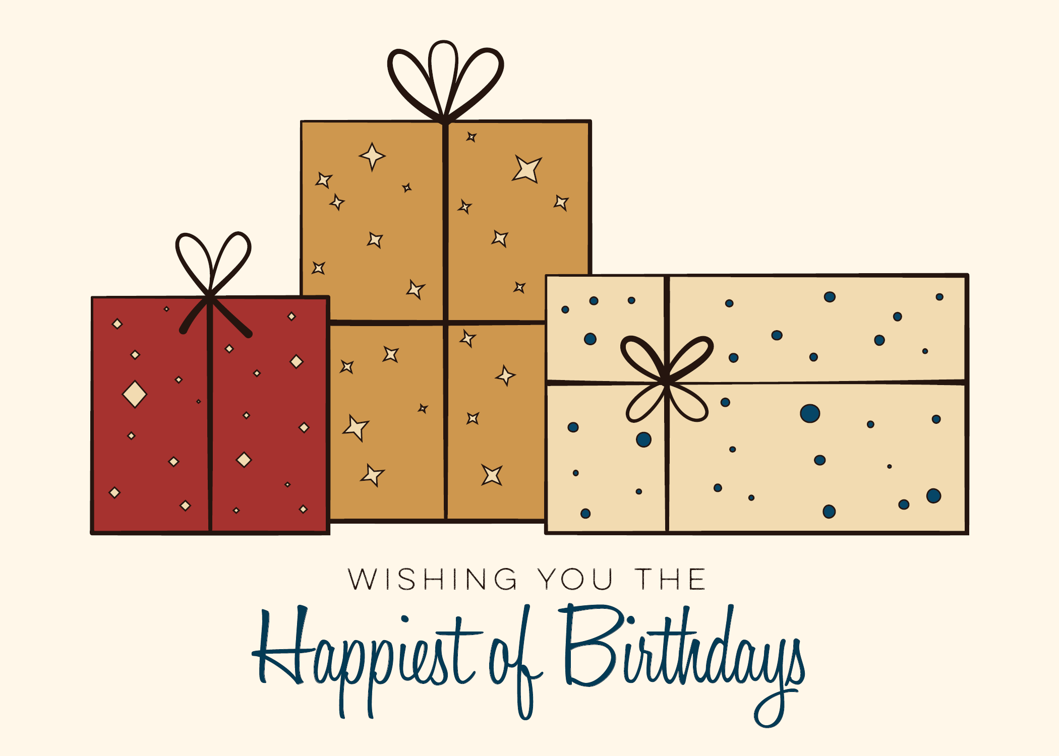 Hand-Drawn Birthday Gifts