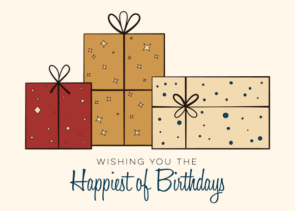 Hand-Drawn Birthday Gifts front