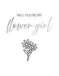Will You Be My Flower Girl