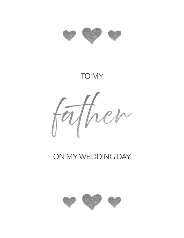 To My Father front