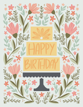 Happy Birthday Tiered Cake