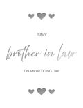 To My Brother in Law