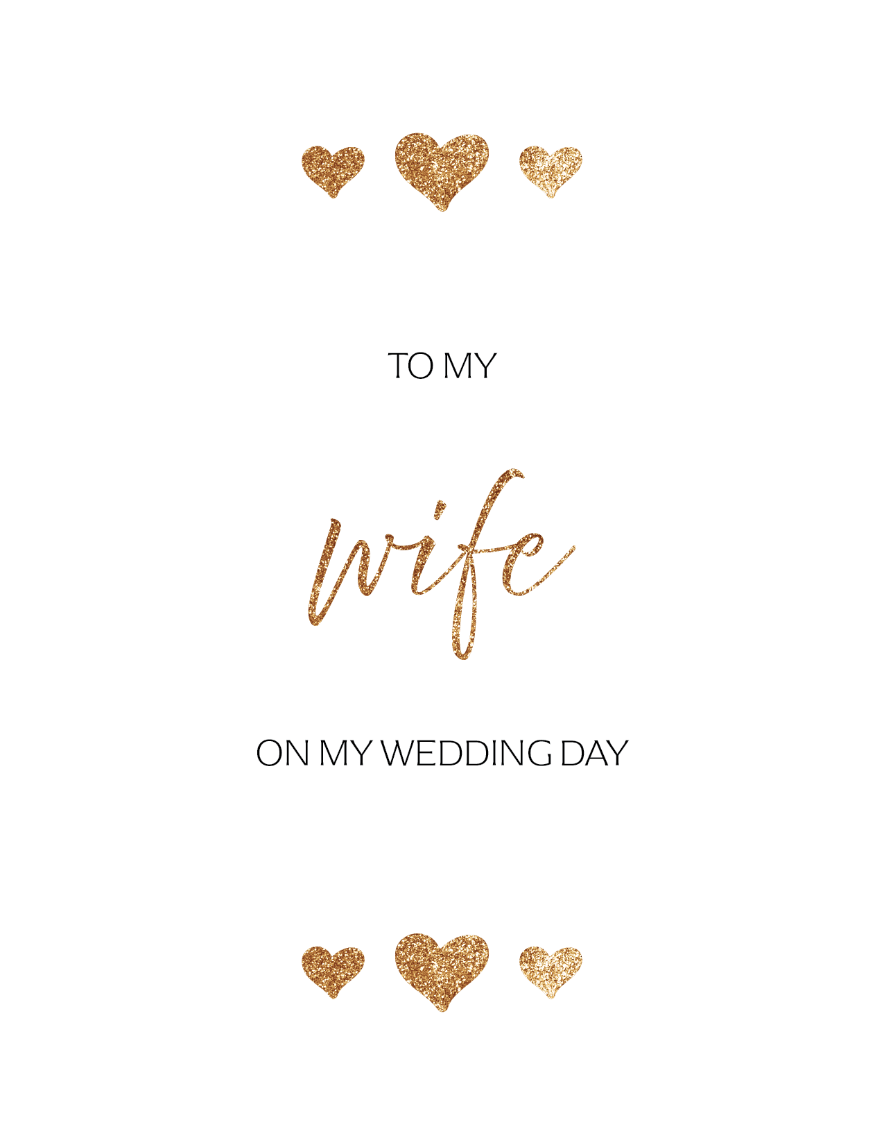 To My Wife