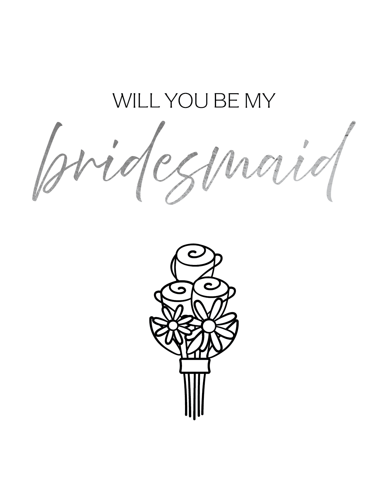 Will You Be My Bridesmaid