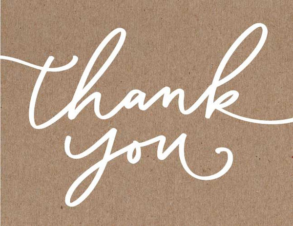 Kraft Thank You front