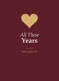 Anniversary heart folded 5x7 card front