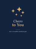 Cheers birthday folded 5x7 card front