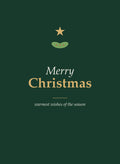 Merry Christmas folded 5x7 card front
