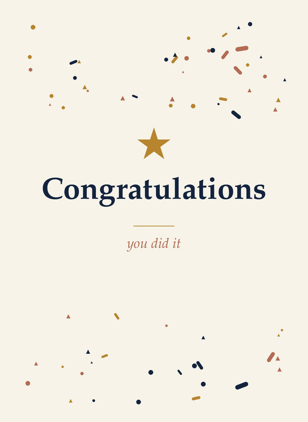 Congratulations front