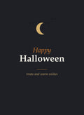 Happy Halloween folded 5x7 card front