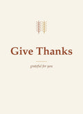 Give Thanks folded 5x7 card front