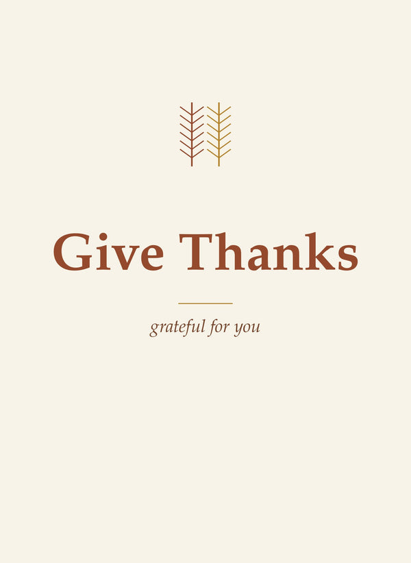 Give Thanks front