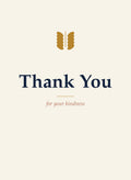 Thank You folded 5x7 card front