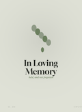 In Loving Memory (Write Your Own)