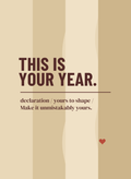This Is Your Year.