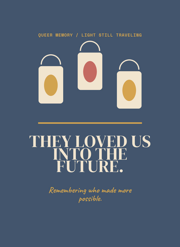 They Loved Us Into the Future. front