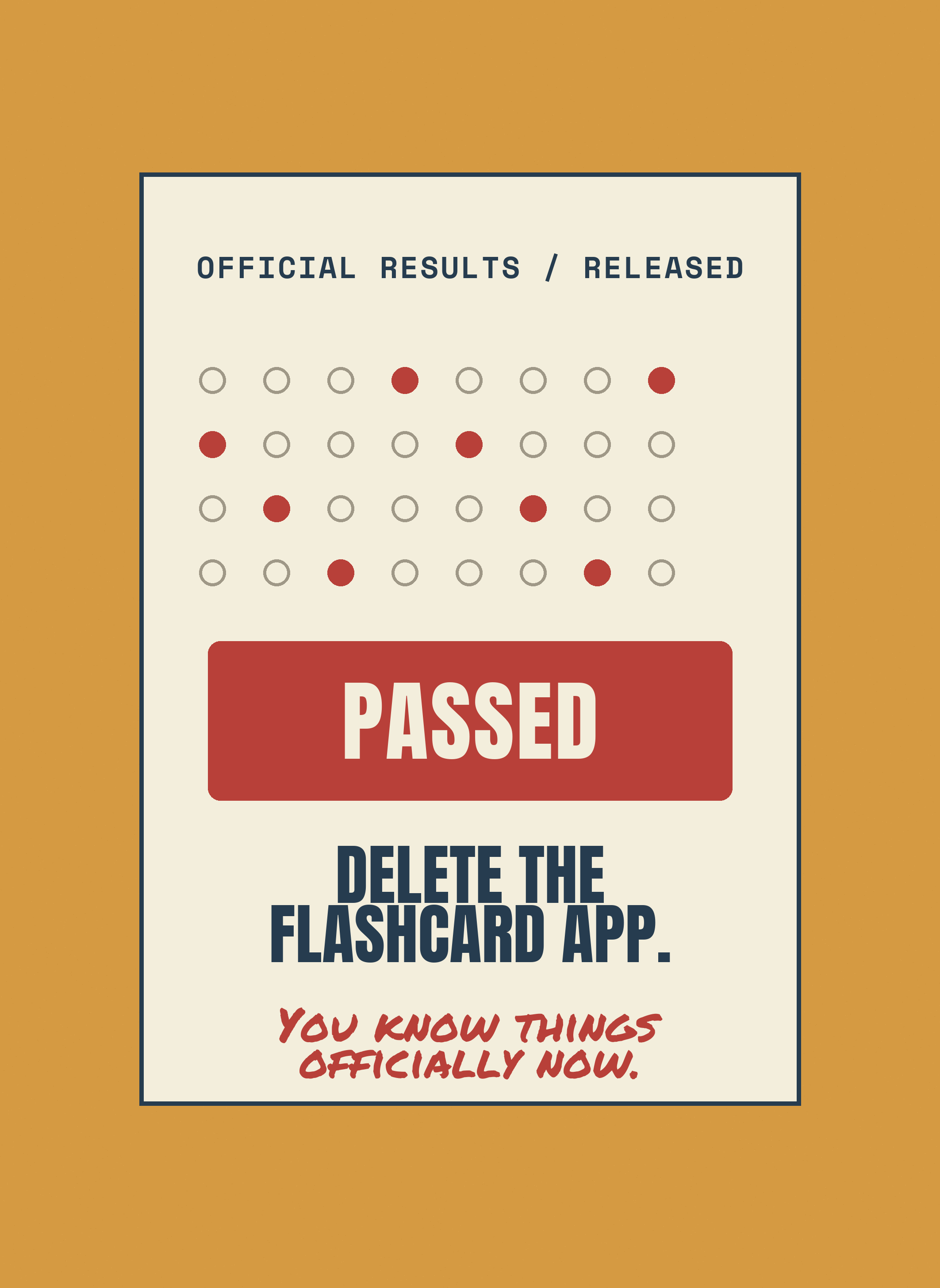 TWH-CD66 Delete the Flashcard App.