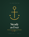 Steady as Ever anchor folded card
