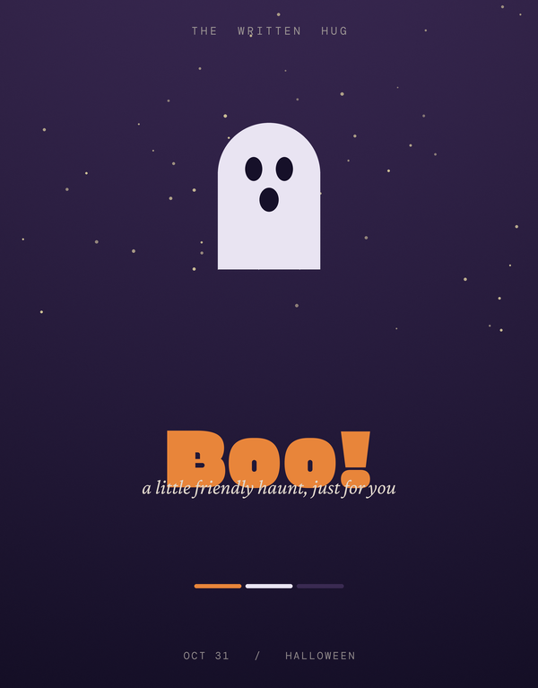 Boo! (Folded) front